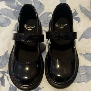 Black Patent Leather mary jane dr maartens size 12 girls